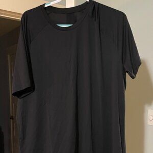 CRZ Yoga, Lightweight Quick Dry Short sleeves Round Neck, black, size XXL